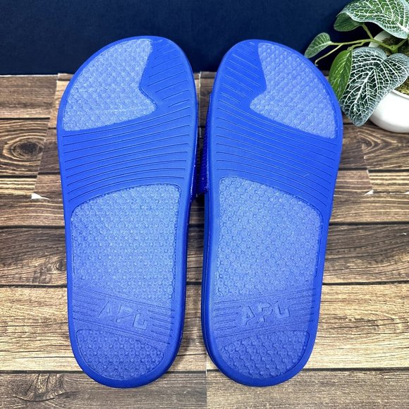 APL Men's Big Logo Techloom Slide NWT *IN BOX* Size 7 (Cobalt/White) - Picture 9 of 14
